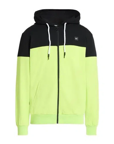Shoe® Shoe Man Sweatshirt Lime Green Size Xxl Cotton, Elastane In Multi