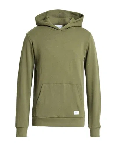 Shoe® Shoe Man Sweatshirt Military Green Size Xxl Cotton