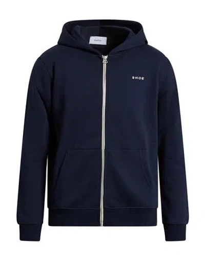 Shoe® Shoe Man Sweatshirt Navy Size 3xl Cotton In Blue