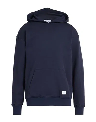 Shoe® Shoe Man Sweatshirt Navy Size L Cotton In Blue