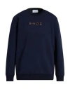 Shoe® Shoe Man Sweatshirt Navy Size Xl Cotton In Blue