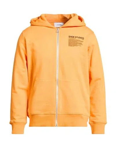 Shoe® Shoe Man Sweatshirt Orange Size M Cotton
