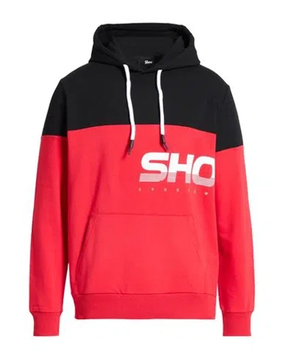 Shoe® Shoe Man Sweatshirt Red Size M Cotton, Elastane