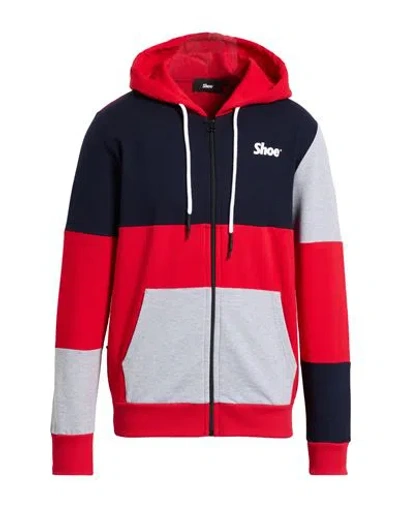 Shoe® Shoe Man Sweatshirt Red Size Xl Cotton, Elastane In Multi
