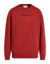 Shoe® Shoe Man Sweatshirt Rust Size Xl Cotton In Red