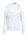 Shoe® Shoe Man Sweatshirt Sky Blue Size Xxl Cotton In Blue