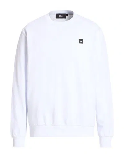 Shoe® Shoe Man Sweatshirt White Size Xxl Cotton, Elastane
