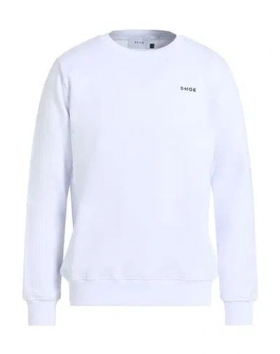 Shoe® Shoe Man Sweatshirt White Size Xxl Cotton, Polyester In Blue