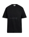 Shoe® Shoe Man T-shirt Black Size Xl Cotton, Polyester In Black
