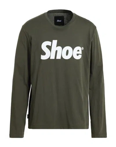 Shoe® Shoe Man T-shirt Military Green Size Xxl Cotton