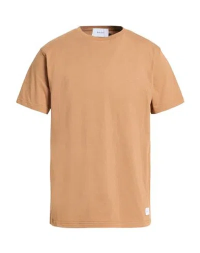 Shoe® Shoe Man T-shirt Camel Size Xxl Cotton In Brown