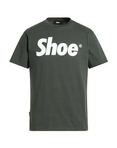 Shoe® Shoe Man T-shirt Dark Green Size L Cotton