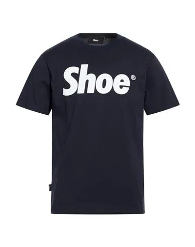 Shoe® Shoe Man T-shirt Navy Size Xl Cotton In Blue