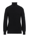 Shoe® Shoe Man Turtleneck Black Size Xxl Viscose, Polyester, Polyamide In Black