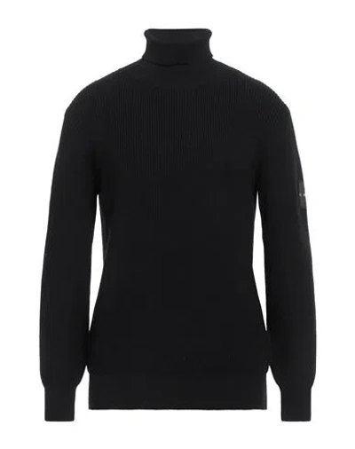 Shoe® Shoe Man Turtleneck Black Size Xxl Viscose, Polyester, Polyamide