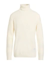 Shoe® Shoe Man Turtleneck Ivory Size Xxl Viscose, Polyester, Polyamide In White