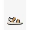 Shoe The Bear Lue Other Kids' Monty Brand-patch Woven Sandals Eur 30 / 12 Uk In Blue Other