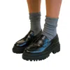 Shoe The Bear Iona Saddle Loafer In Black In Black