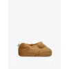 Shoe The Bear Brown Kids' Aviaja Bear Polyester Slippers Eur 28 / 10 Uk In Brown