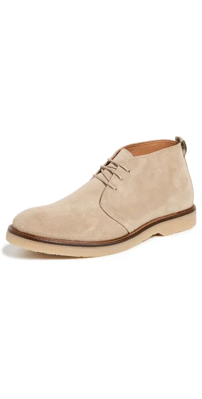 Shoe The Bear Kip Water Repellent Suede Chukka Boots Sand
