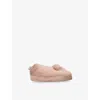 Shoe The Bear Pink Kids' Aviaja Bear Faux-fur Slippers Eur 26 / 8.5 Uk In Pink