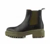 Shoe The Bear Women's Iona Chelsea Boot In Black / Khaki In Multi