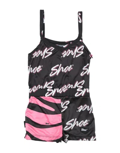 Shoe® Babies' Shoe Toddler Girl Jumpsuit Black Size 4 Polyester