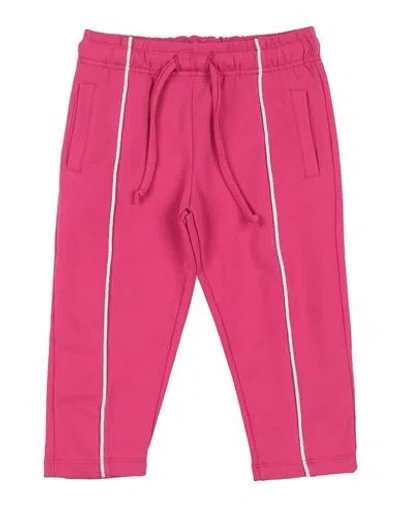 Shoe® Babies' Shoe Toddler Girl Pants Fuchsia Size 4 Cotton, Elastic Fibres In Pink