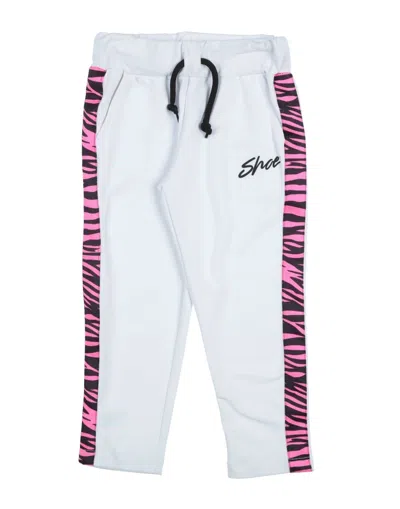 Shoe® Babies' Shoe Toddler Girl Pants White Size 4 Cotton, Elastane