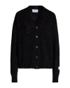 Shoe® Shoe Woman Cardigan Black Size M Acrylic, Polyamide, Viscose, Wool In Black