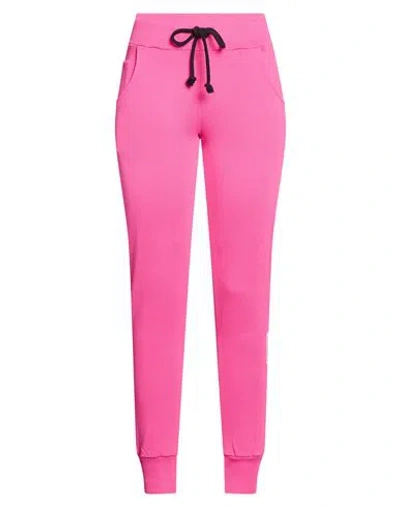Shoe® Shoe Woman Pants Fuchsia Size M Cotton In Pink