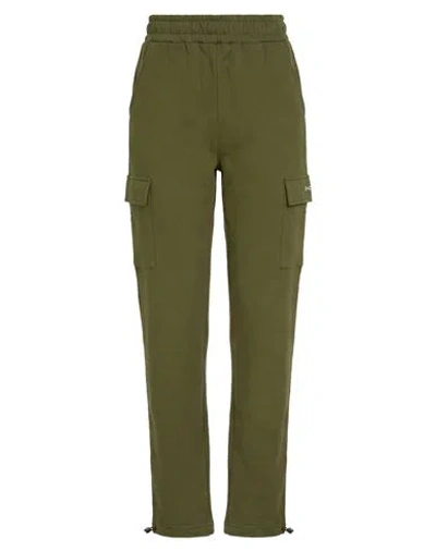Shoe® Shoe Woman Pants Military Green Size S Cotton