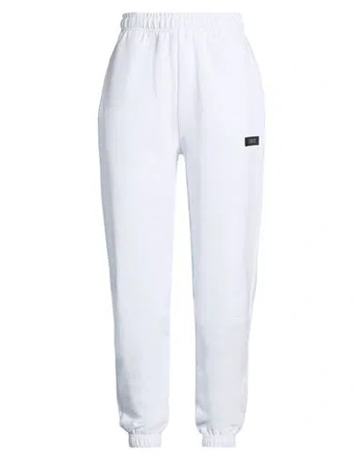 Shoe® Shoe Woman Pants White Size Xl Cotton