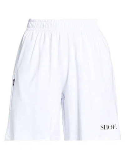 Shoe® Shoe Woman Shorts & Bermuda Shorts White Size Xl Cotton, Elastane In Multi