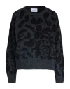 Shoe® Shoe Woman Sweater Charcoal Size Xl Acrylic, Polyacrylic, Viscose, Wool In Gray
