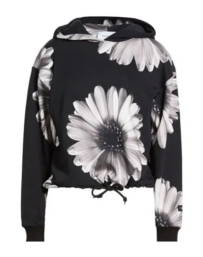 Shoe® Shoe Woman Sweatshirt Black Size L Cotton
