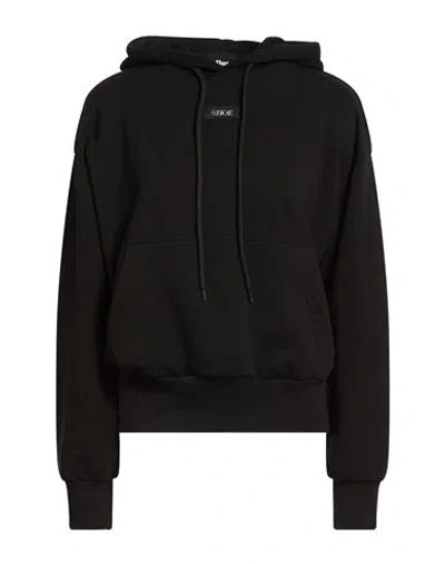 Shoe® Shoe Woman Sweatshirt Black Size L Cotton, Polyester