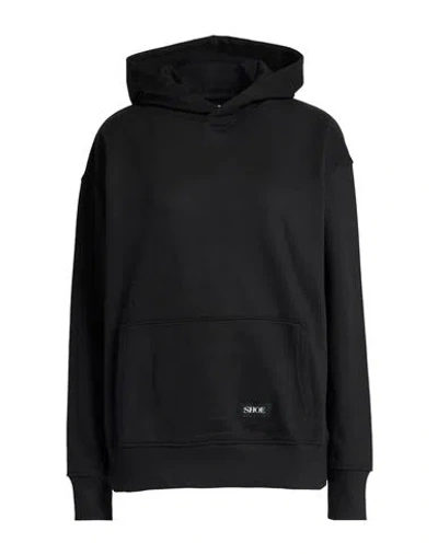Shoe® Shoe Woman Sweatshirt Black Size S Cotton