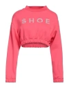 Shoe® Shoe Woman Sweatshirt Fuchsia Size L Polyester, Cotton In Pink