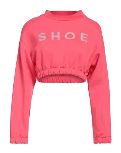 Shoe® Shoe Woman Sweatshirt Fuchsia Size M Polyester, Cotton In Pink