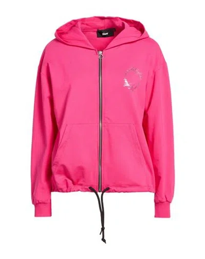 Shoe® Shoe Woman Sweatshirt Fuchsia Size Xl Cotton, Elastane In Pink