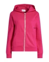 Shoe® Shoe Woman Sweatshirt Fuchsia Size Xl Cotton In Pink