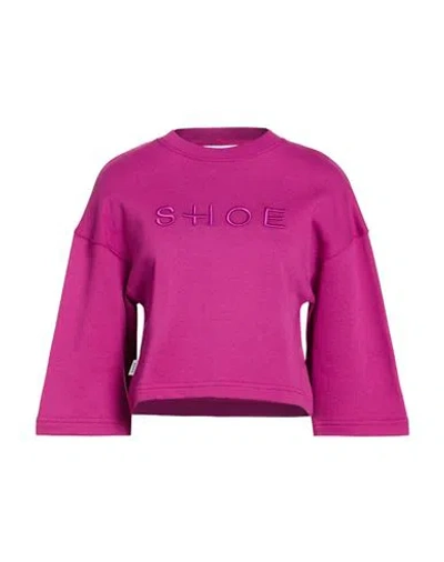 Shoe® Shoe Woman Sweatshirt Garnet Size S Cotton In Pink