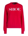 Shoe® Shoe Woman Sweatshirt Magenta Size Xl Cotton, Elastane In Red