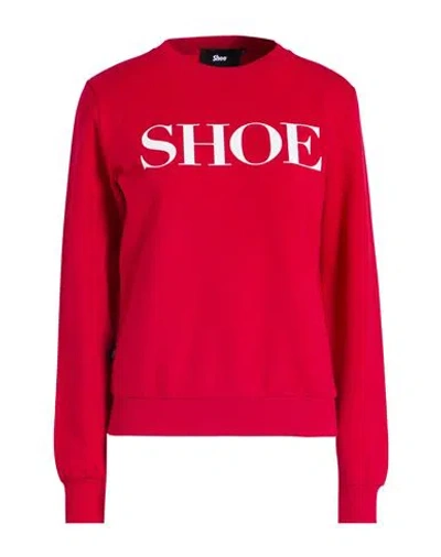 Shoe® Shoe Woman Sweatshirt Magenta Size Xl Cotton, Elastane In Red