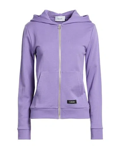 Shoe® Shoe Woman Sweatshirt Purple Size Xl Cotton