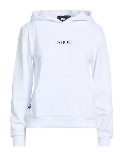 Shoe® Shoe Woman Sweatshirt White Size L Cotton, Elastane