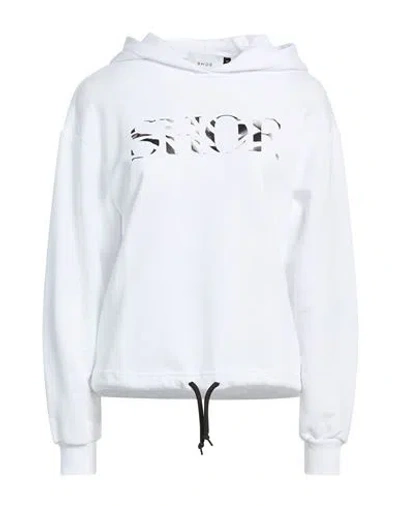 Shoe® Shoe Woman Sweatshirt White Size Xl Cotton In Animal Print