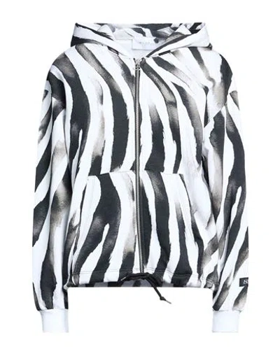 Shoe® Shoe Woman Sweatshirt White Size Xl Cotton