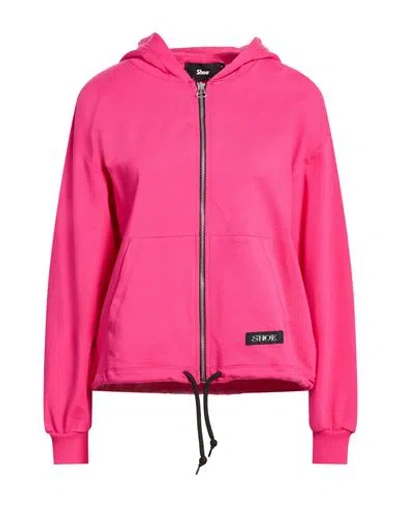 Shoe® Shoe Woman Sweatshirt White Size Xl Cotton, Elastane In Yellow